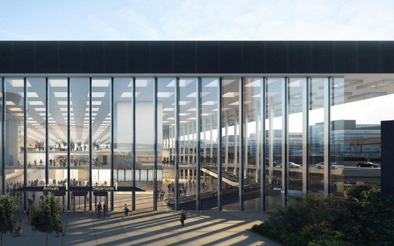 Illustration for article titled Interior Renders of New Schiphol Terminal
